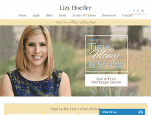 Tablet Screenshot of lizyhoeffer.com